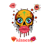 kisses t-shirt design.
