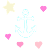 Pastello Anchor Doodle con Cuori e Stella