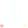Ankerlinien Motiv Herz Stern