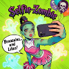 Selfie Zombie Neon Cheerleader
