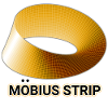 Ruban de Möbius Doré