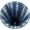 Blue Spiral Tunnel