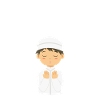 Ramadan Kareem-Gebetskind