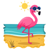Flamenco bronzant n°1