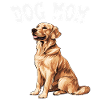 Dog Mom Graphic Golden Retriever