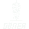 Döner Spieß Icon Schwarz-Weiß
