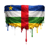 Central African Republic Flag Drop Palette