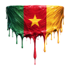 Cameroon Drop Flag Art