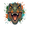 Dino-Roar: Farbenexplosion