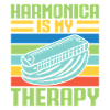 Funny Harmonica Player Is My Therapy Harmonica
