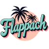 Flappach Palmen Retro Sommer