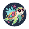 Solar Tropical Turtle