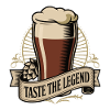 Taste The Legend Beer Badge