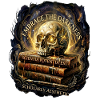 Scholarly Aesthetic Skull Design