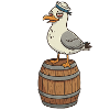 Flensburg Seagull Drunk
