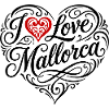 I love Mallorca heart