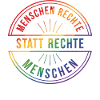 Menschenrechte Statement Pride Regenbogen