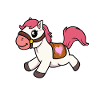 Fille Cheval Poney Mignonne
