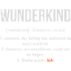 Wunderkind Lexikon Design – Frecher Spruch