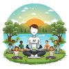 Robotic meditation at the lake