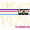 Vintage 1976 Jahrgang Geburtstag Retro Geschenk