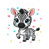 Ich bin 7 - Süßes Zebra zum 7. Geburtstag
