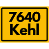 OLD POSTCODE RETRO 7640 KEHL HEIMATSTOLZ