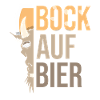 Bock auf Bier Biertrinker Ziege