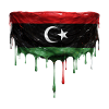 Libya Flag Drop Design