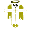 Cross Crucifix Angel Protector