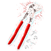 Pipe Wrench Tool Craftsman Design