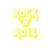 Rock 'N' Roll Lightning Bolt 3D-logo