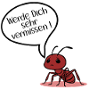 Abschied Ameise