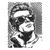 Retro Hero in Sunglasses