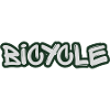Urban Bicycle Graffiti Sticker Design