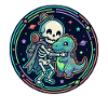 Cosmic Skeleton and Dino Motif