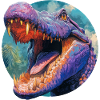 Buntes Dinosaurier-Design