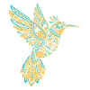Skull Alebrije Hummingbird Mexican