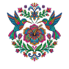Flowers Alebrije Hummingbird Mexican
