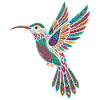 Alebrije Hummingbird Mexican Folk