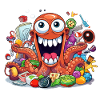 Crazy Kraken plein de gadgets
