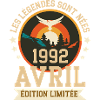 Légende Née Avril 1975 Édition Limitée