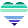 Pride Flag Heart · Gay