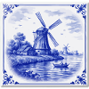 Delft Windmill by the Lake