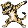 Dabbing Leopard