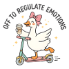 Scootering Goose Regulates Emotions