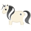 Gothic Kawaii Einhorn