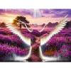 Wings in lavender valley