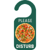 Per favore, pizza disturba la maglietta divertente della pizza