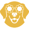 Retriever Dog Glasses Gear Nerd